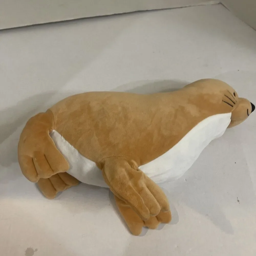 Miniso Ocean Series Seal Pillow Plush Stuffed Animal 11”